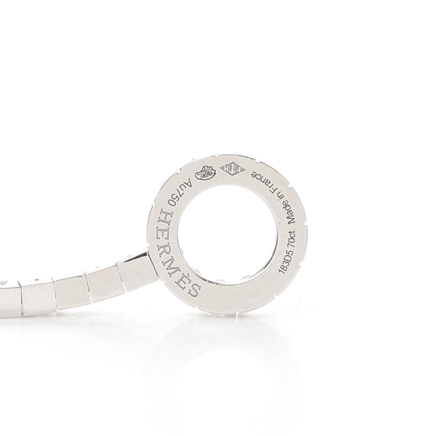 18K White Gold Diamond Finesse Link Necklace