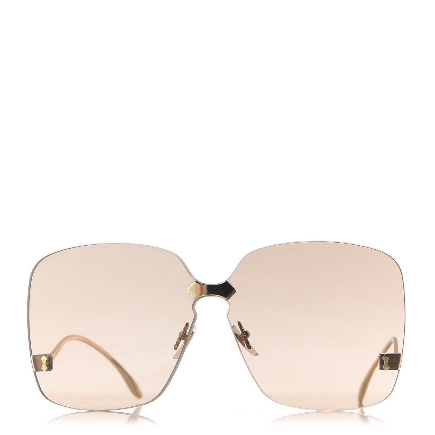 Rimless Sunglasses GG0352S Gold