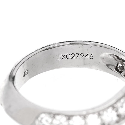 Van Cleef & Arpels Platinum Diamond .70ct Couture Solitaire Ring 48 4.5 5 of 7