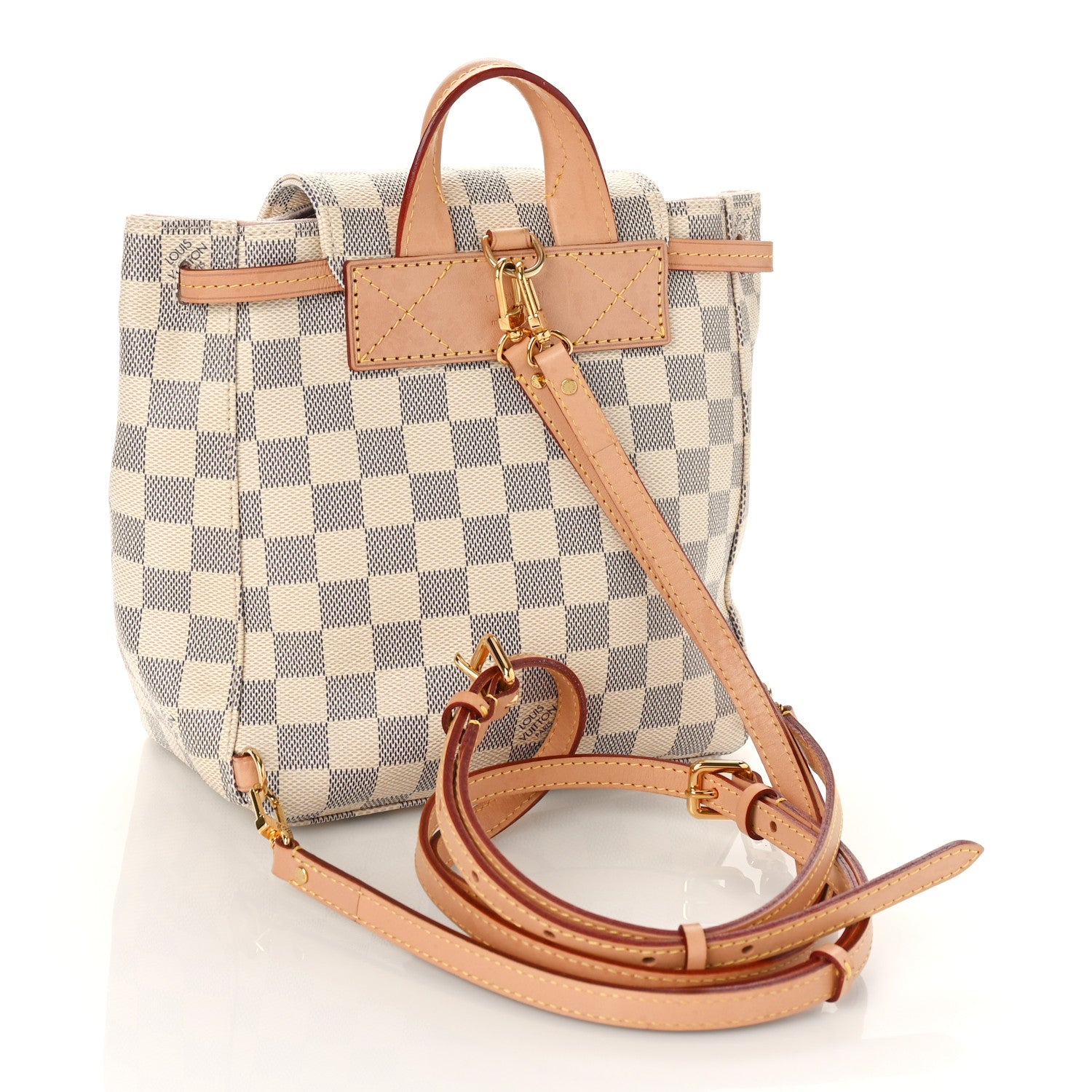 Louis Vuitton Damier Azur Sperone BB Backpack 3 of 7
