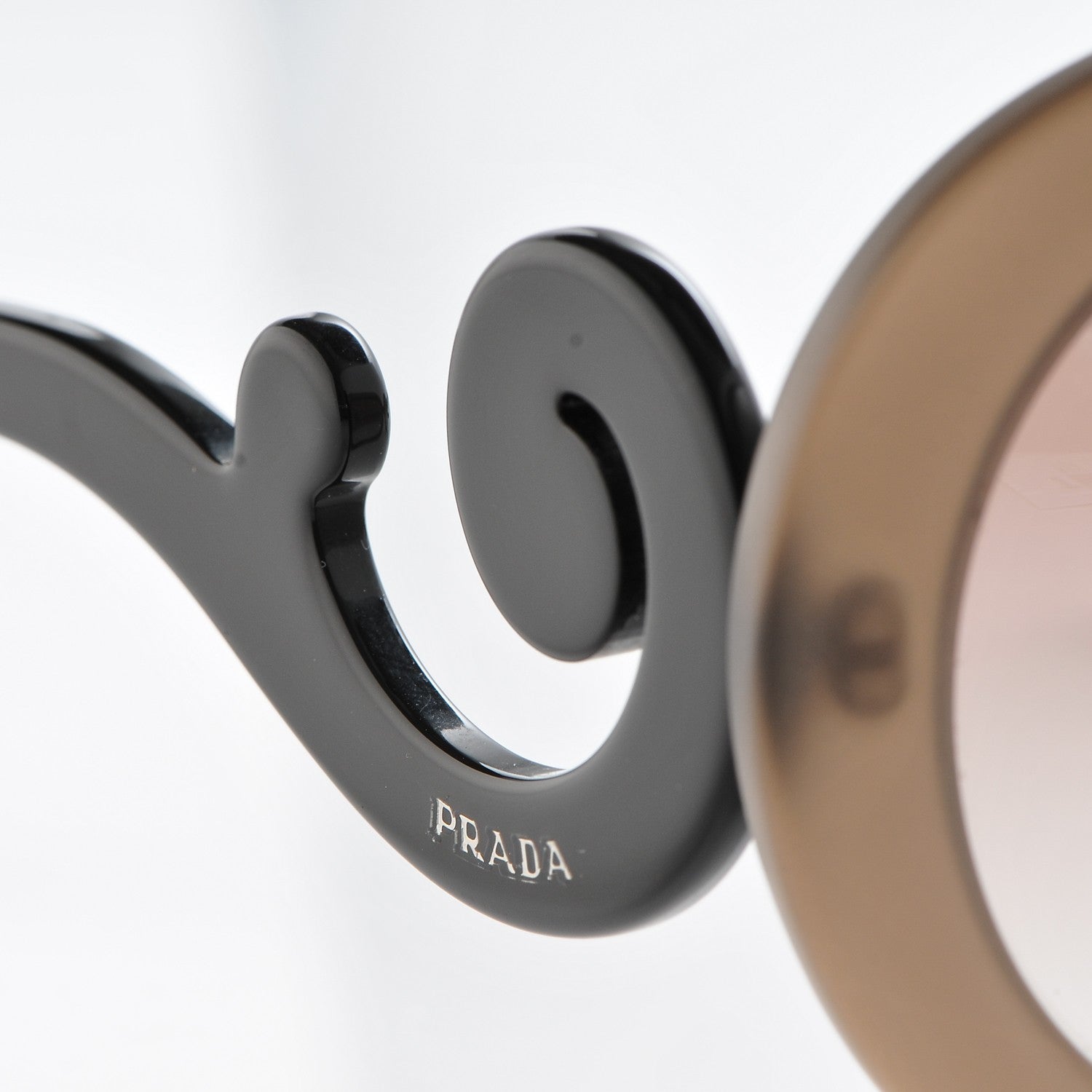 Prada Baroque Sunglasses SPR 27N Brown 8 of 8