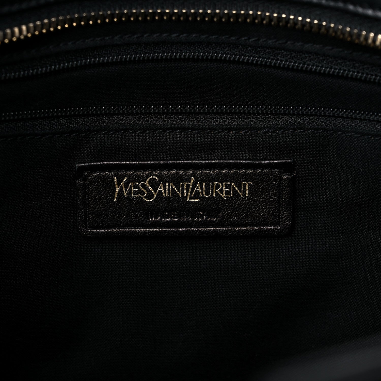 Saint Laurent Textured Calfskin Small Classic Y Cabas Black 5 of 12
