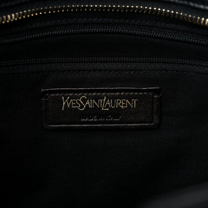 Saint Laurent Textured Calfskin Small Classic Y Cabas Black 5 of 12