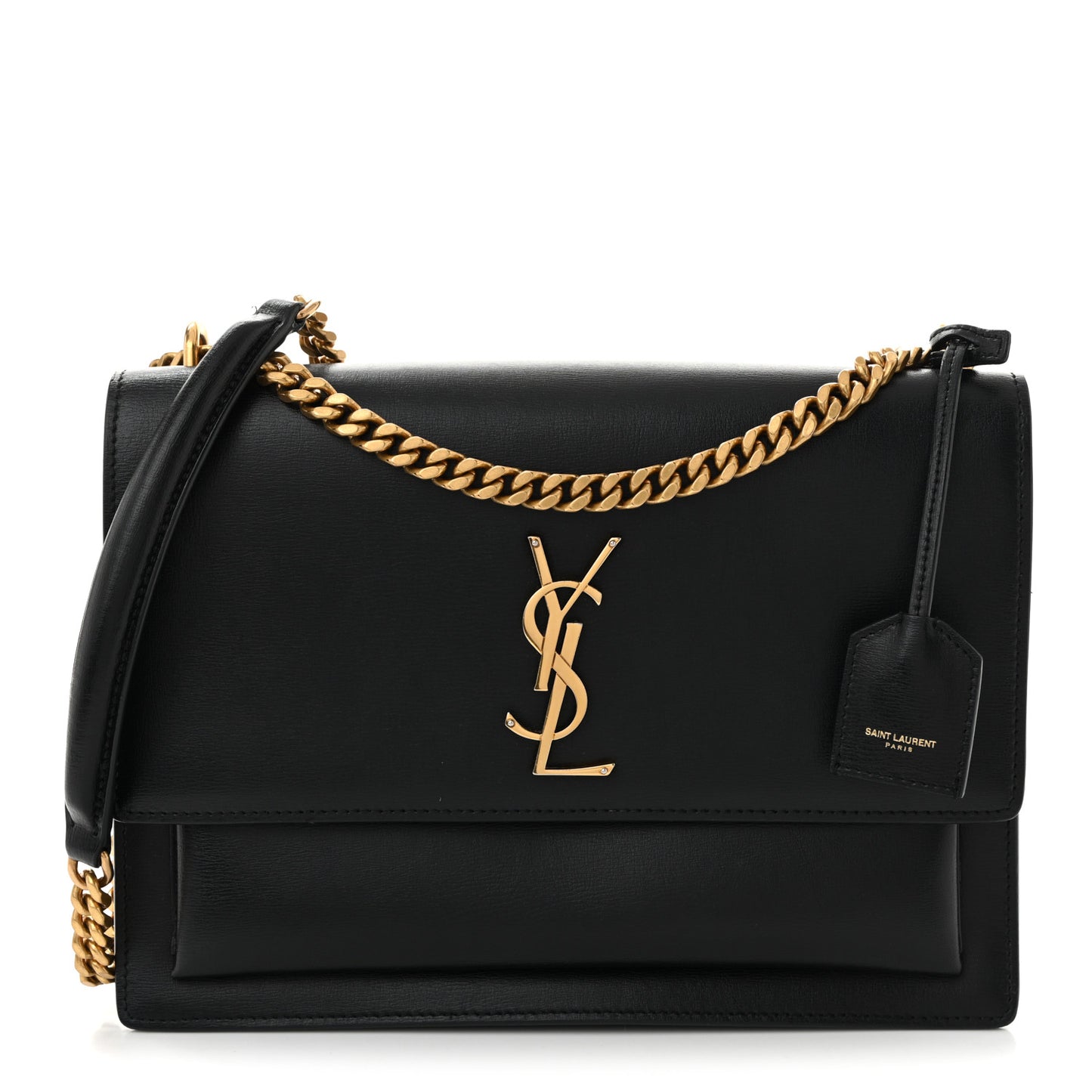 Calfskin Large Monogram Sunset Black