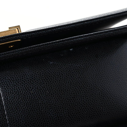 Chanel Caviar Quilted Medium Boy Flap Black 9 of 15