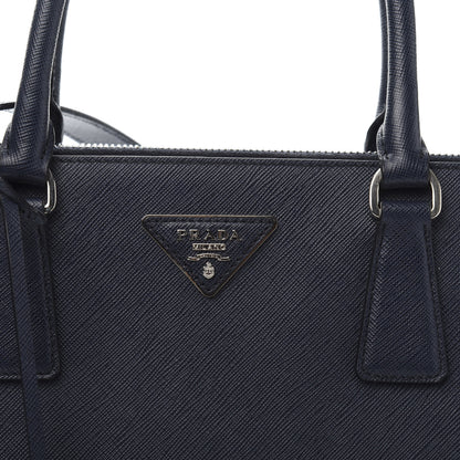 Prada Saffiano Medium Galleria Double Zip Tote Baltico 11 of 11