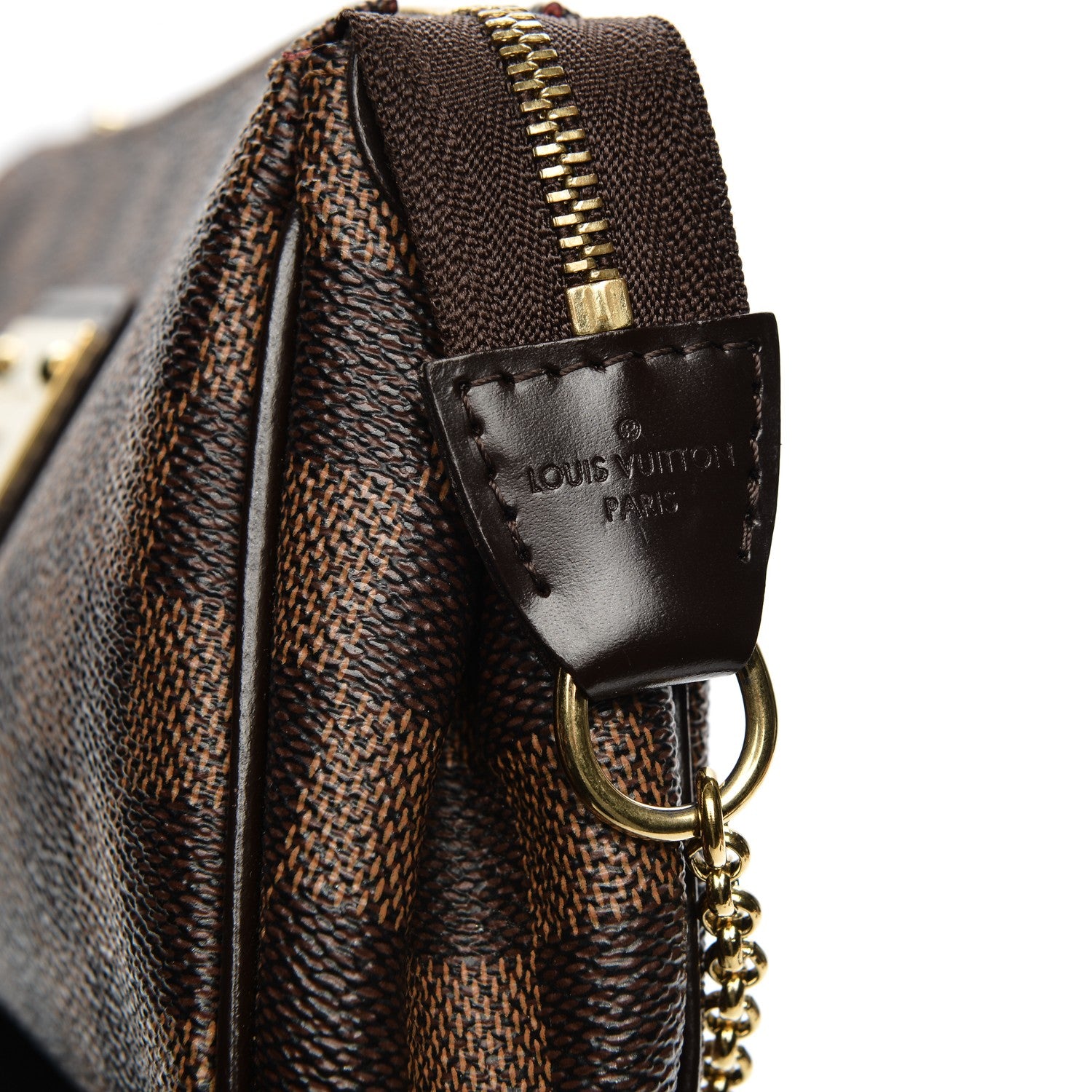 Louis Vuitton Damier Ebene Eva Clutch 6 of 8