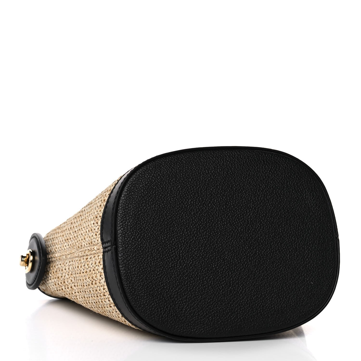 Louis Vuitton Raffia Petit Bucket Black 4 of 13