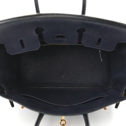 Hermes Togo Birkin 25 Bleu Nuit 5 of 13
