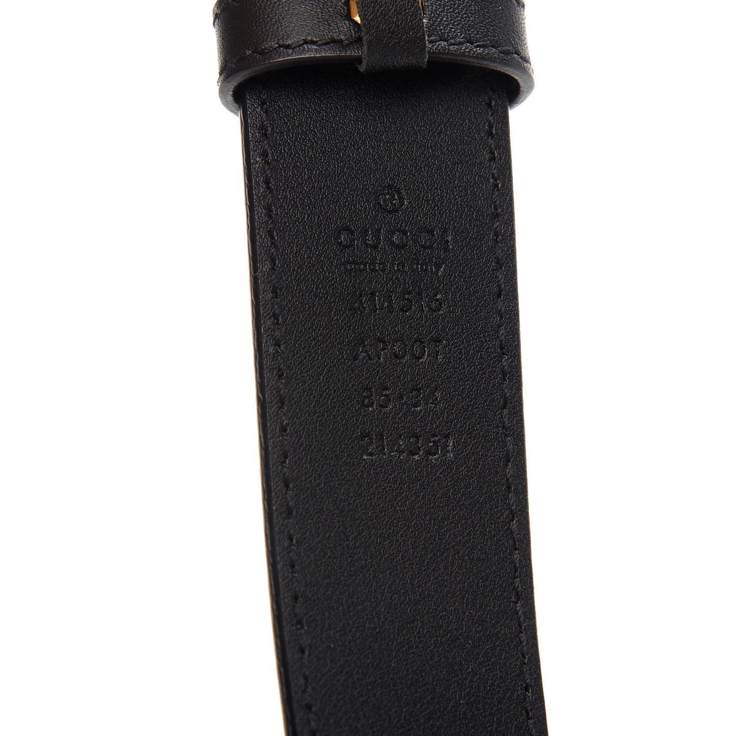 Calfskin Double G 30mm Belt 85 34 Black