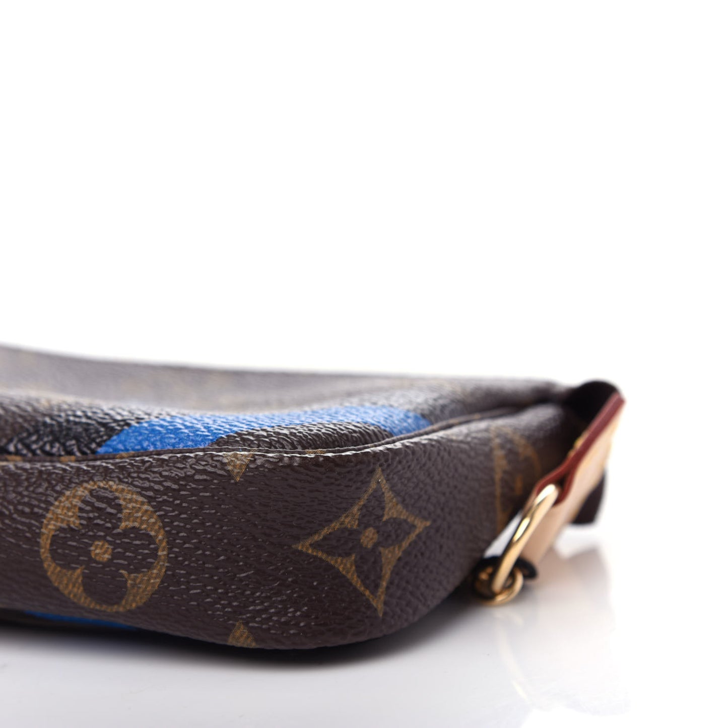 Monogram My LV Heritage Mini Pochette Accessories Black Bleu Clair