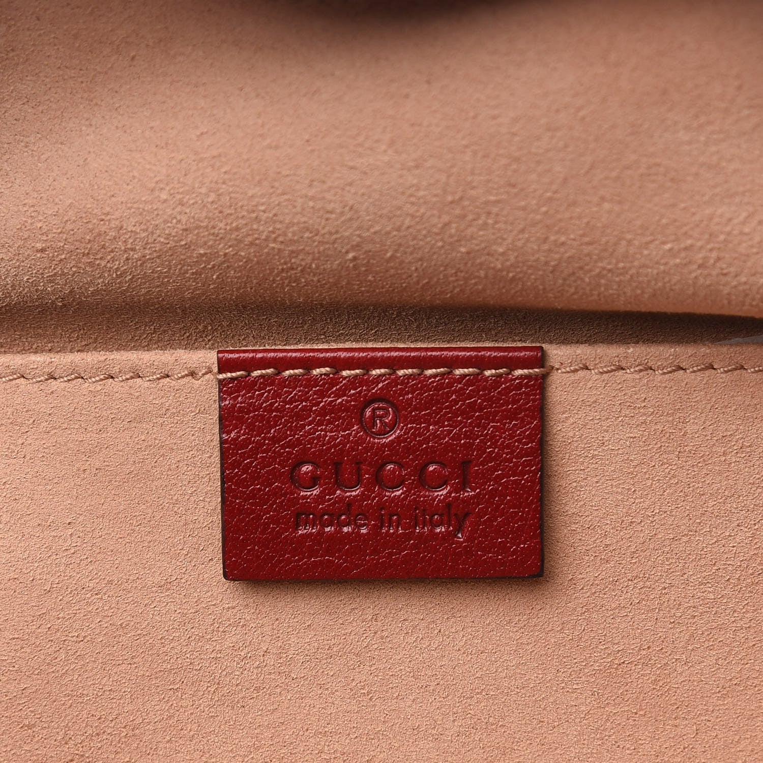 Gucci Piuma Lux Calfskin Small Re(Belle) Crossbody Bag Romantic Cerise 5 of 9