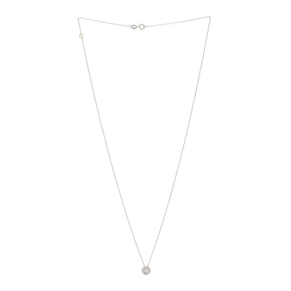 Parker & West by FASHIONPHILE 14K White Gold Diamond .17ctw Round Pave Pendant Necklace 3 of 6