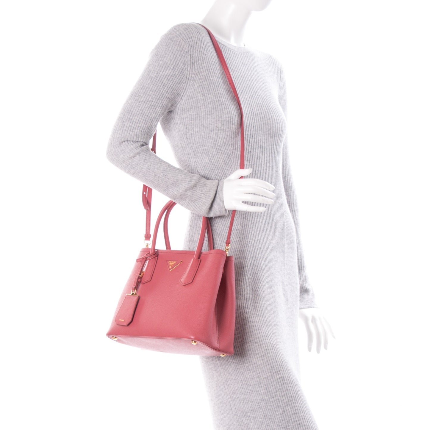 Saffiano Cuir Small Double Bag Tamaris Pesca