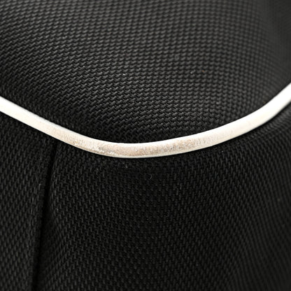 Chanel Canvas Rubber Airlines Large Zip Shopping Tote Black White Red 11 of 17