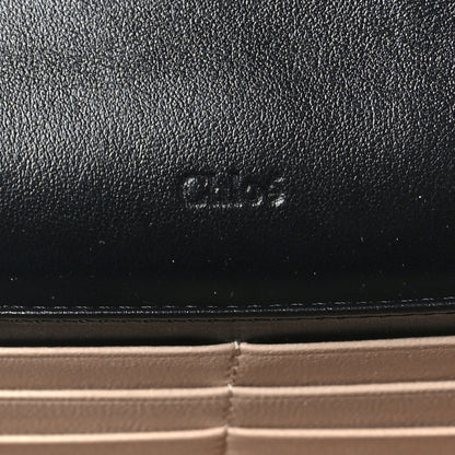 Chloe Calfskin Long Flap C Wallet Black 7 of 7