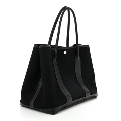 Hermes Toile Vache Country Garden Party 36 Black 3 of 10