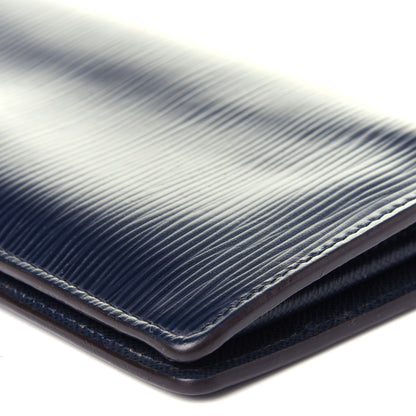 Louis Vuitton Epi Brazza Wallet Indigo 6 of 11