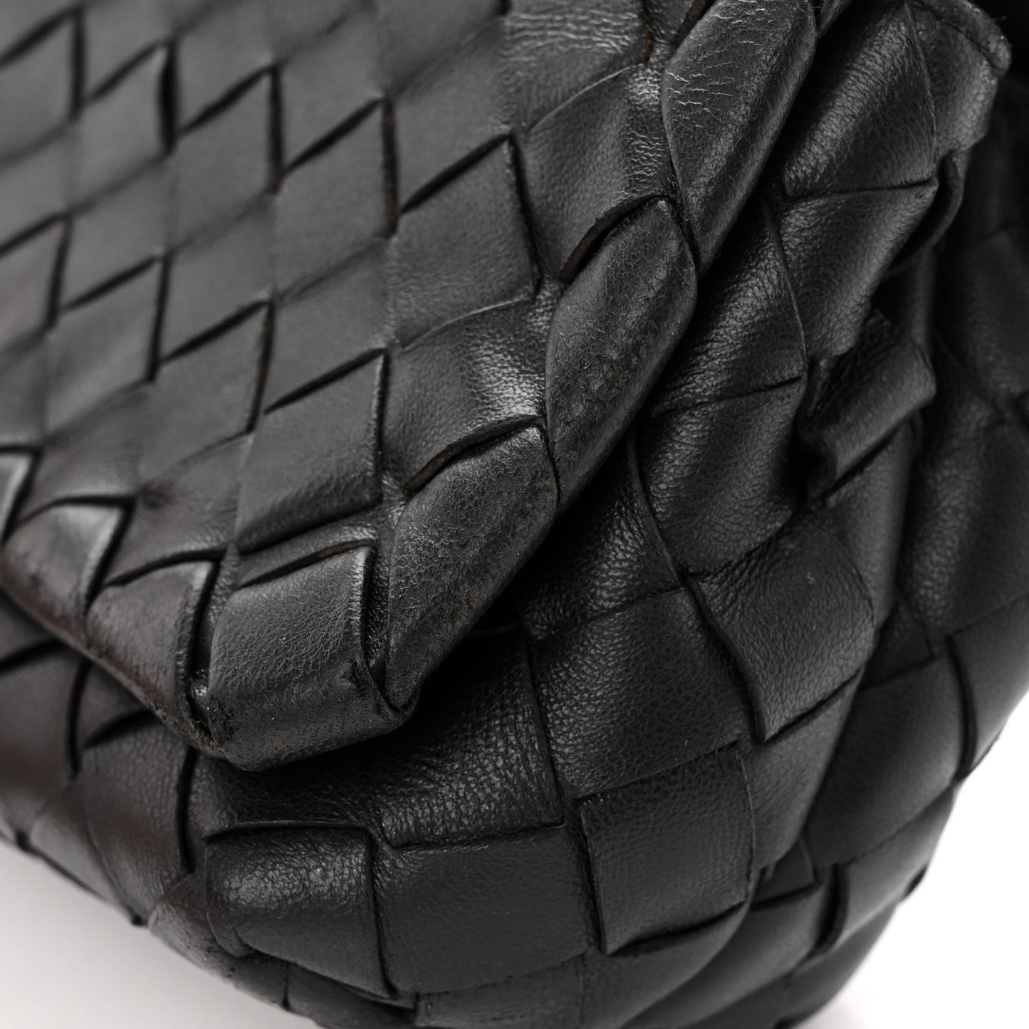 Nappa Intrecciato Mini Crossbody Bag Black