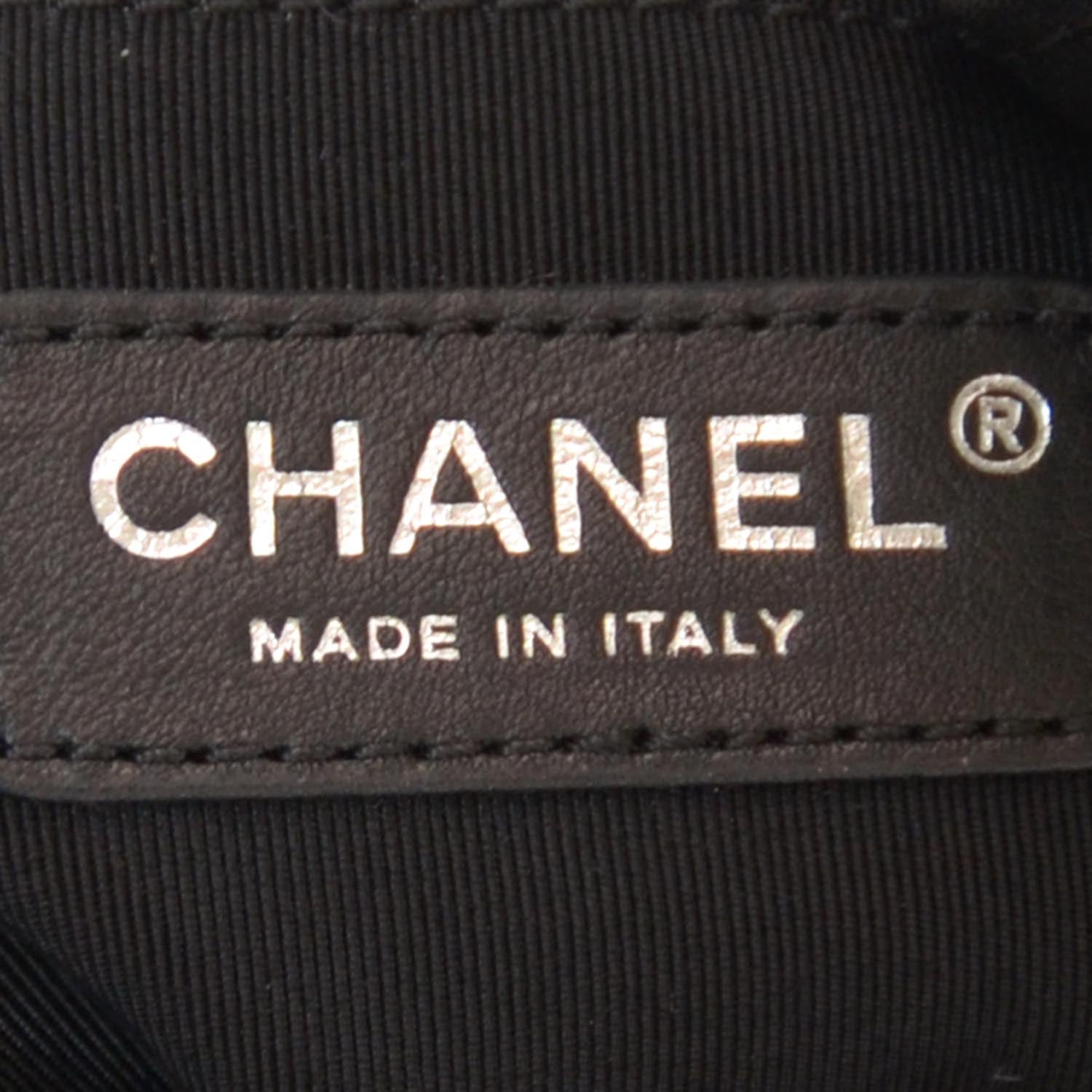 Chanel Vinyl Stretch Spirit Large Cabas Tote Black 6 of 9