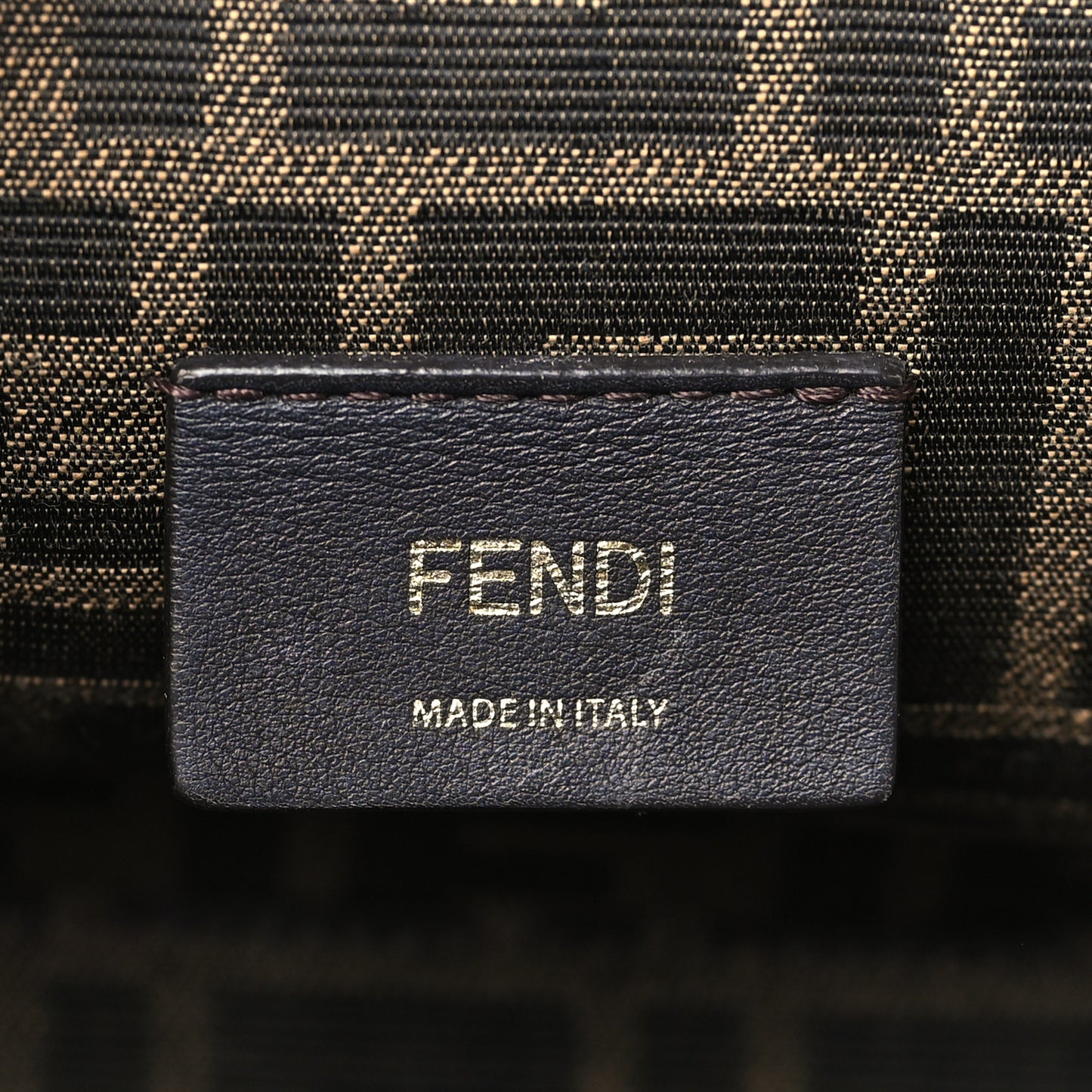 Shiny Nappa Small Fendi First Midnight Blue