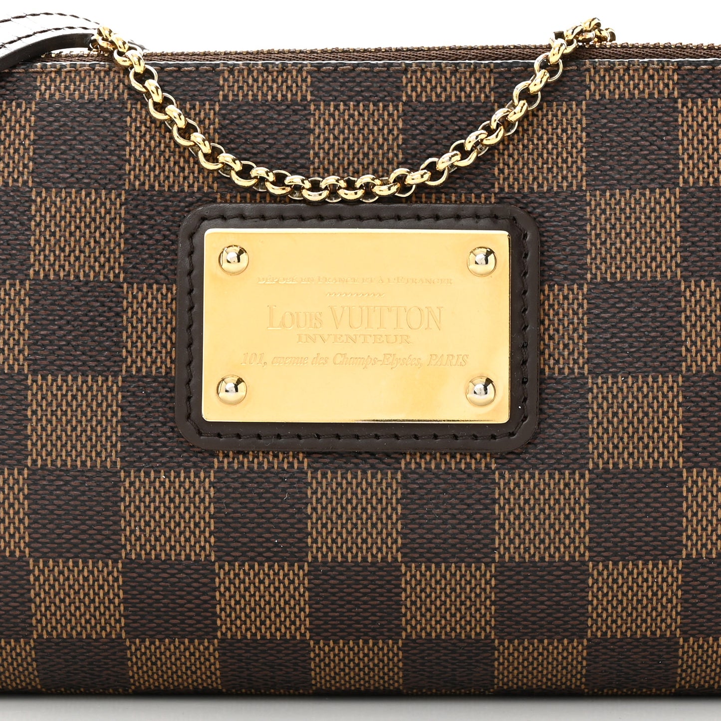 Damier Ebene Eva Clutch