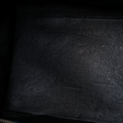 Celine Smooth Calfskin Mini Bi-Color Luggage Ocean Blue 12 of 19