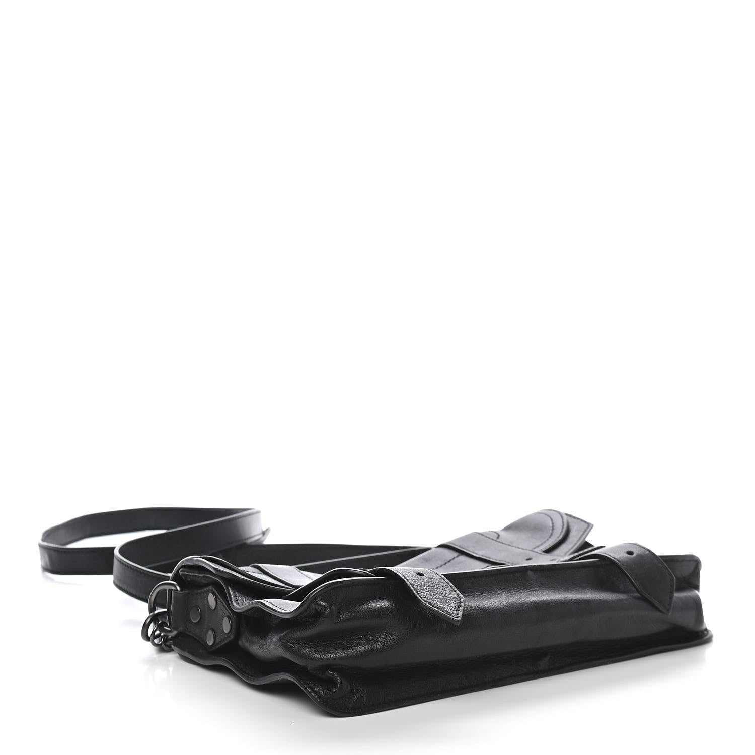 Proenza Schouler Soft Grainy Calfskin Tiny PS1 Satchel Black 4 of 9