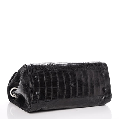 Nancy Gonzalez Crocodile Chain Flap Bag Black 4 of 7