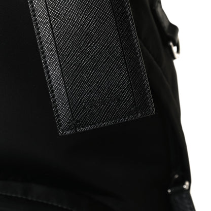 Prada Nylon Tessuto Saffiano Backpack Black 9 of 11