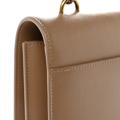 Saint Laurent Smooth Calfskin Medium Monogram Sunset Satchel  Natural Tan 12 of 13