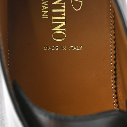 Valentino Garavani Calfskin Rockstud Mens Desert Ankle Boots 40 Black 7 of 8