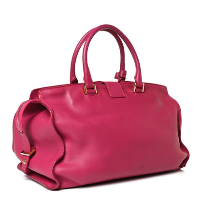 Saint Laurent Calfskin Medium Classic Y Cabas Fuchsia 4 of 34
