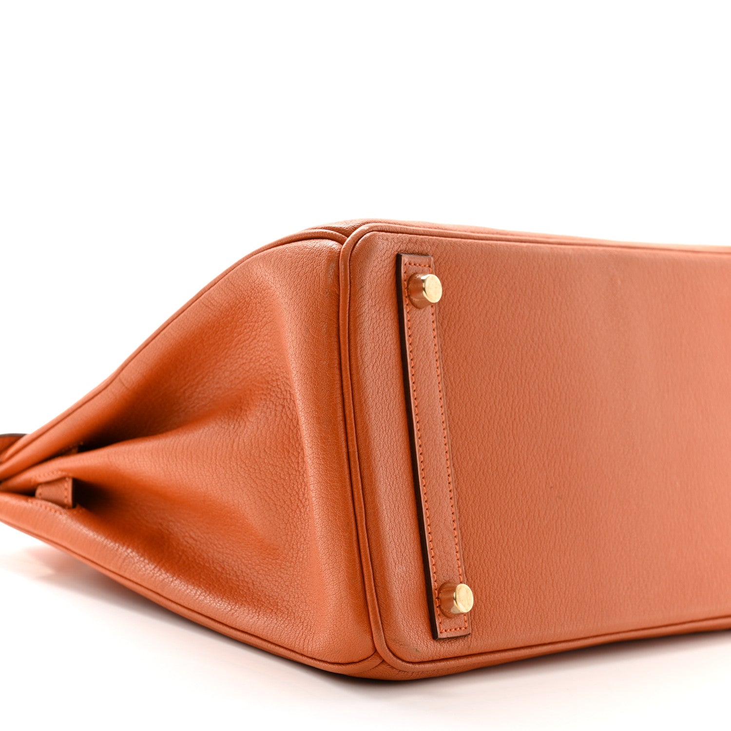Hermes Chevre Mysore Birkin 30 Orange 9 of 12