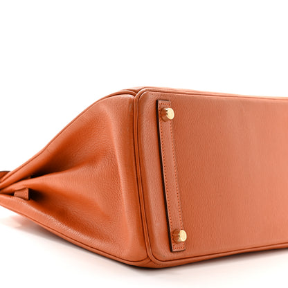 Hermes Chevre Mysore Birkin 30 Orange 9 of 12