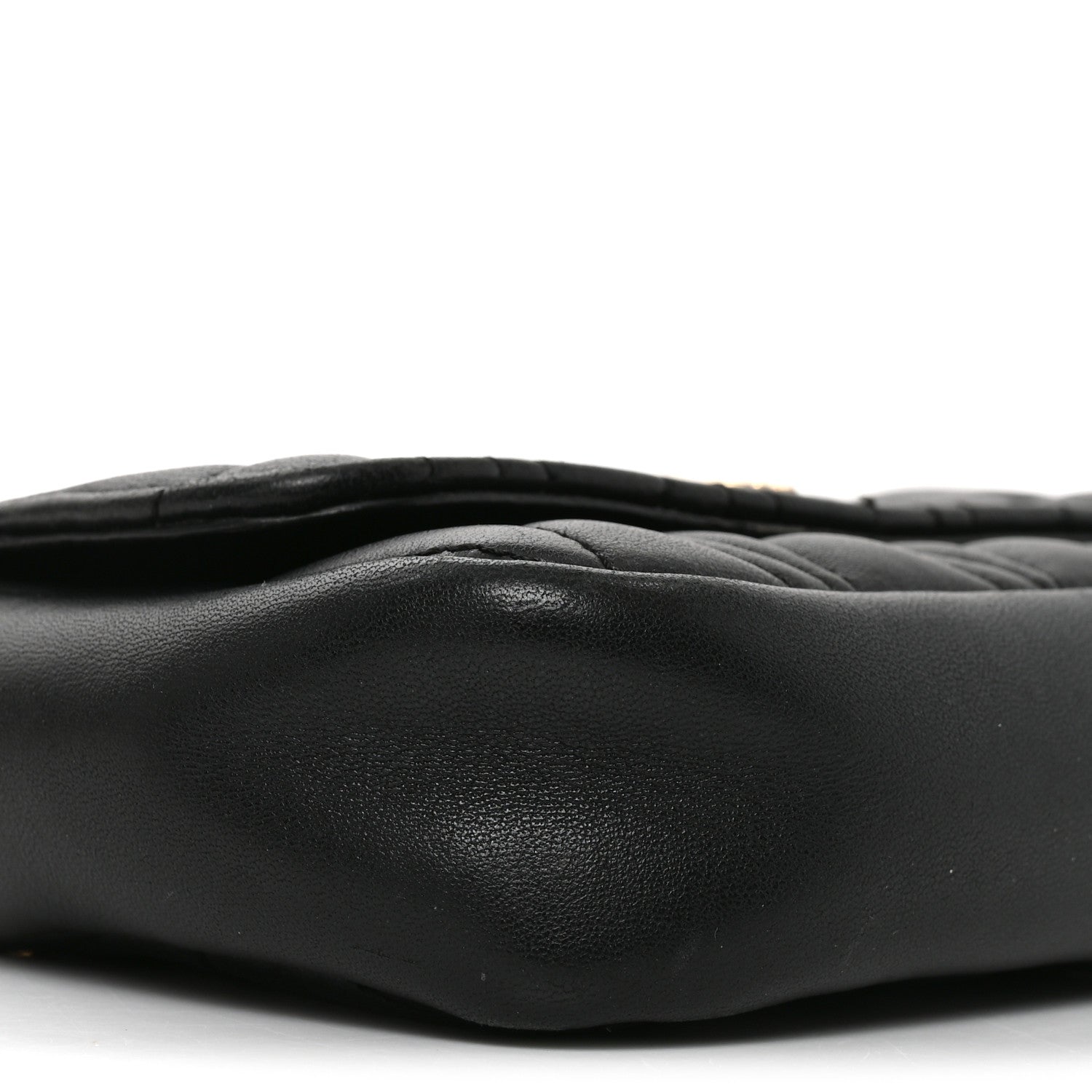 Versace Nappa Quilted Virtus Evening Bag Black 8 of 9