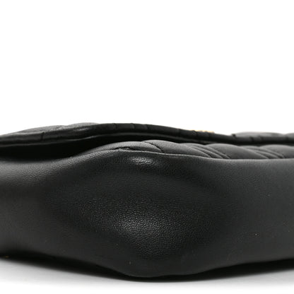 Versace Nappa Quilted Virtus Evening Bag Black 8 of 9