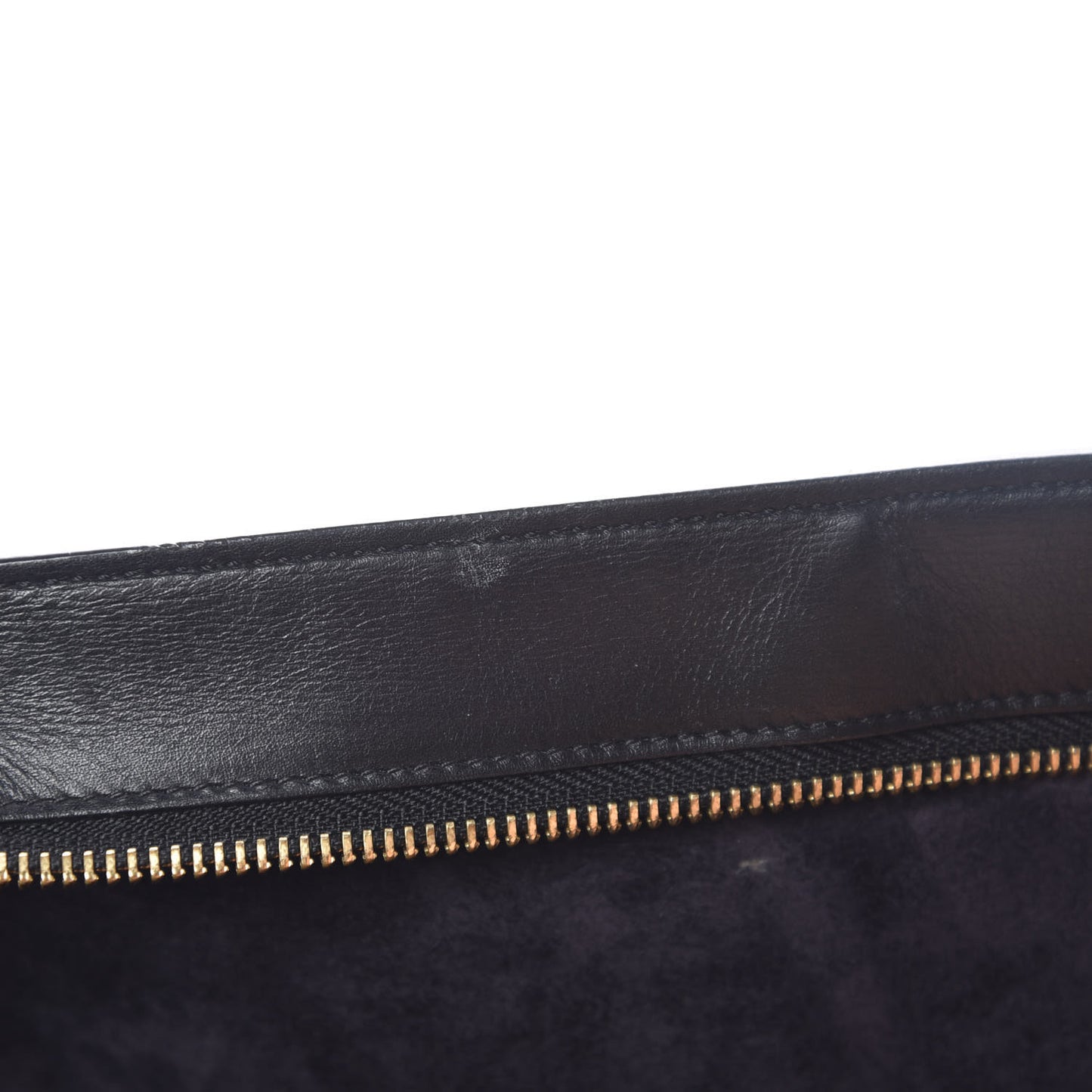 Smooth Calfskin Medium Trapeze Black