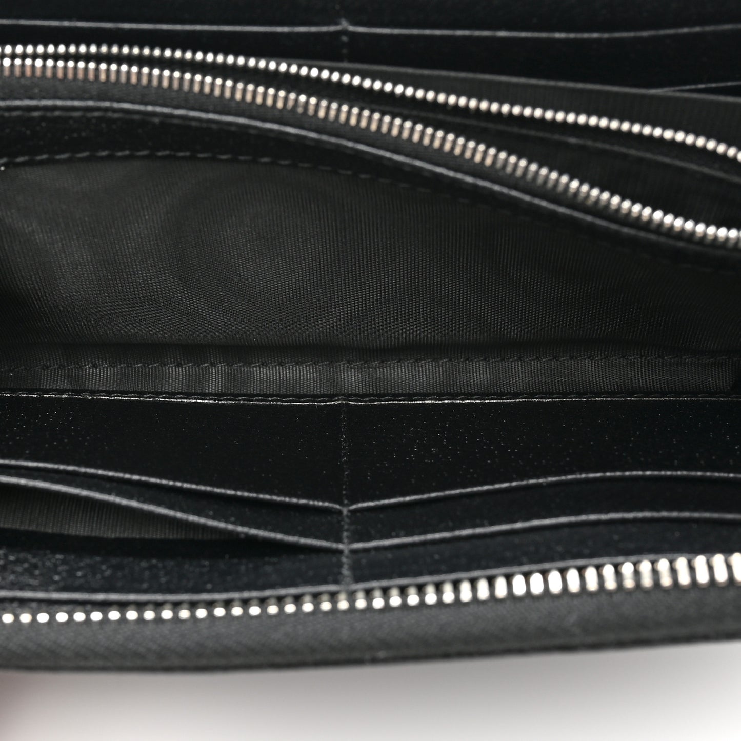 Canvas Monogram Jumbo GG Textured Dollar Calfskin Continental Wallet Black