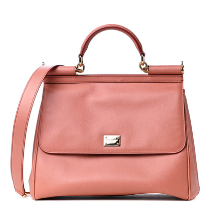 Dolce & Gabbana Dauphine Large Miss Sicily Satchel Pink 1 of 4