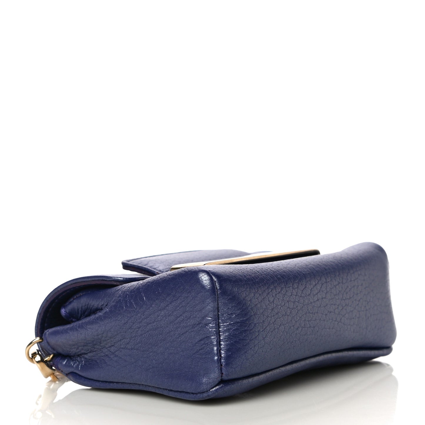 Metallic Calfskin Crossbody Bag Purple