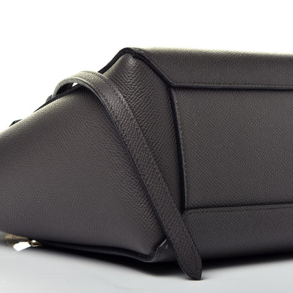 Celine Grained Calfskin Micro Belt Bag Grey 7 of 8
