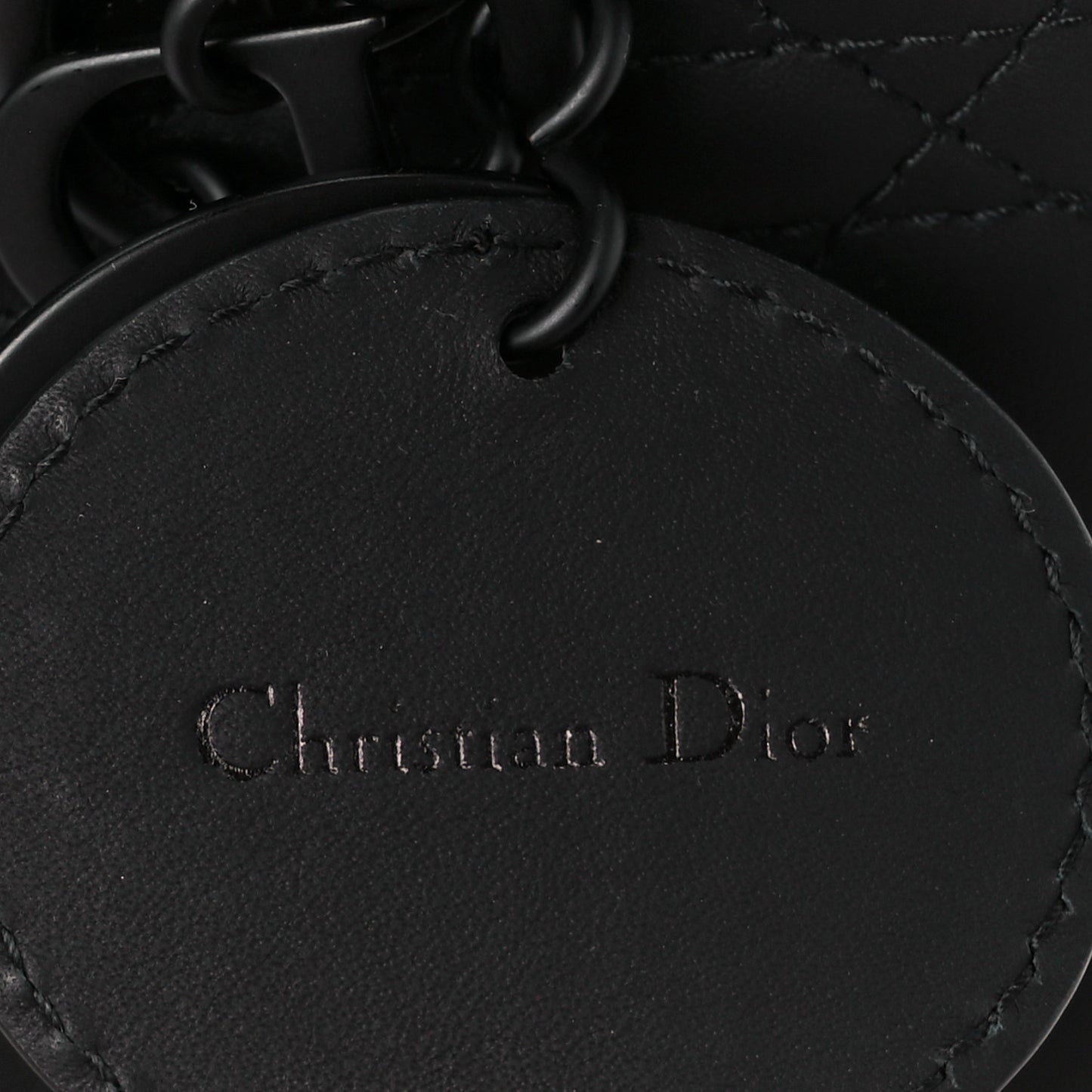 Ultra Matte Calfskin Cannage Small My ABCDior Lady Dior Black