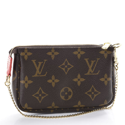 Louis Vuitton Monogram 2020 Christmas Animation Bumper Cars Mini Pochette Accessories Coquelicot 3 of 10