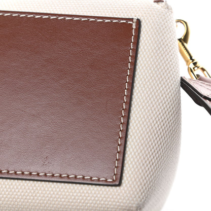 Burberry Cotton Canvas Horseferry Print Small Crossbody Bag White Tan 11 of 12