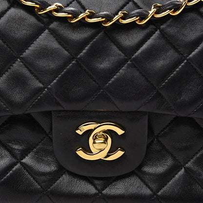 Chanel Lambskin Quilted Small Double Flap Black 12 of 16