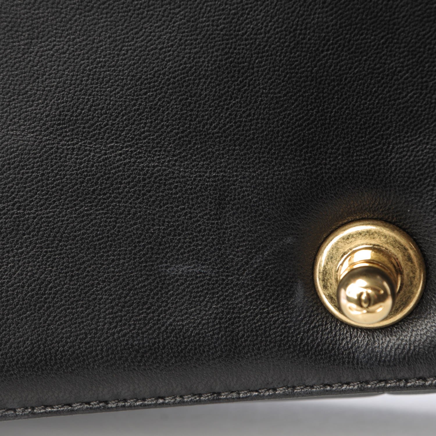 Chanel Lambskin Quilted Medium Boy Flap Black 9 of 11