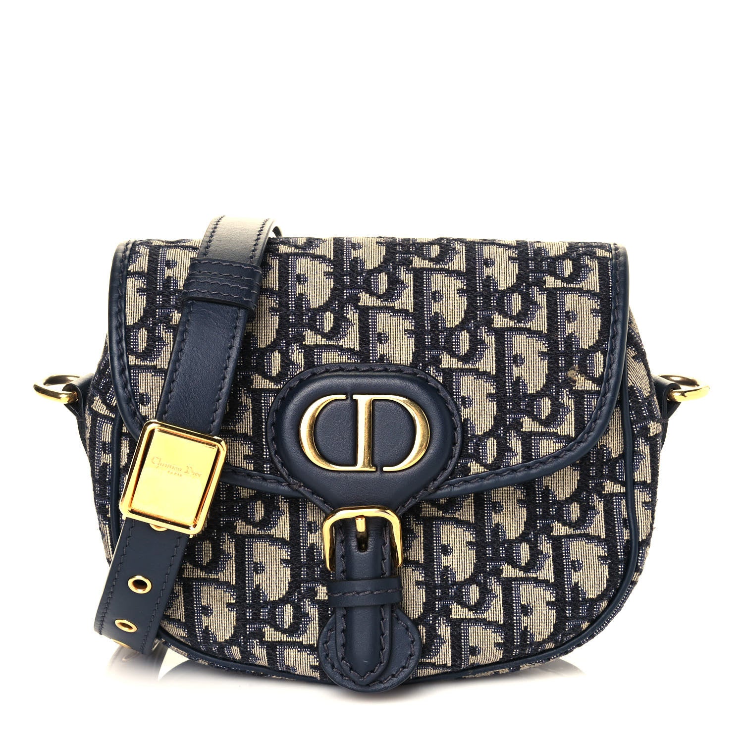 Christian Dior Oblique Small Bobby Flap Blue 1 of 10