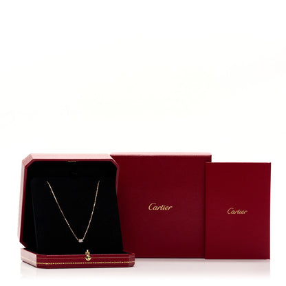Cartier 18K Pink Gold Diamond .25ct C De Cartier Pendant Necklace 5 of 5