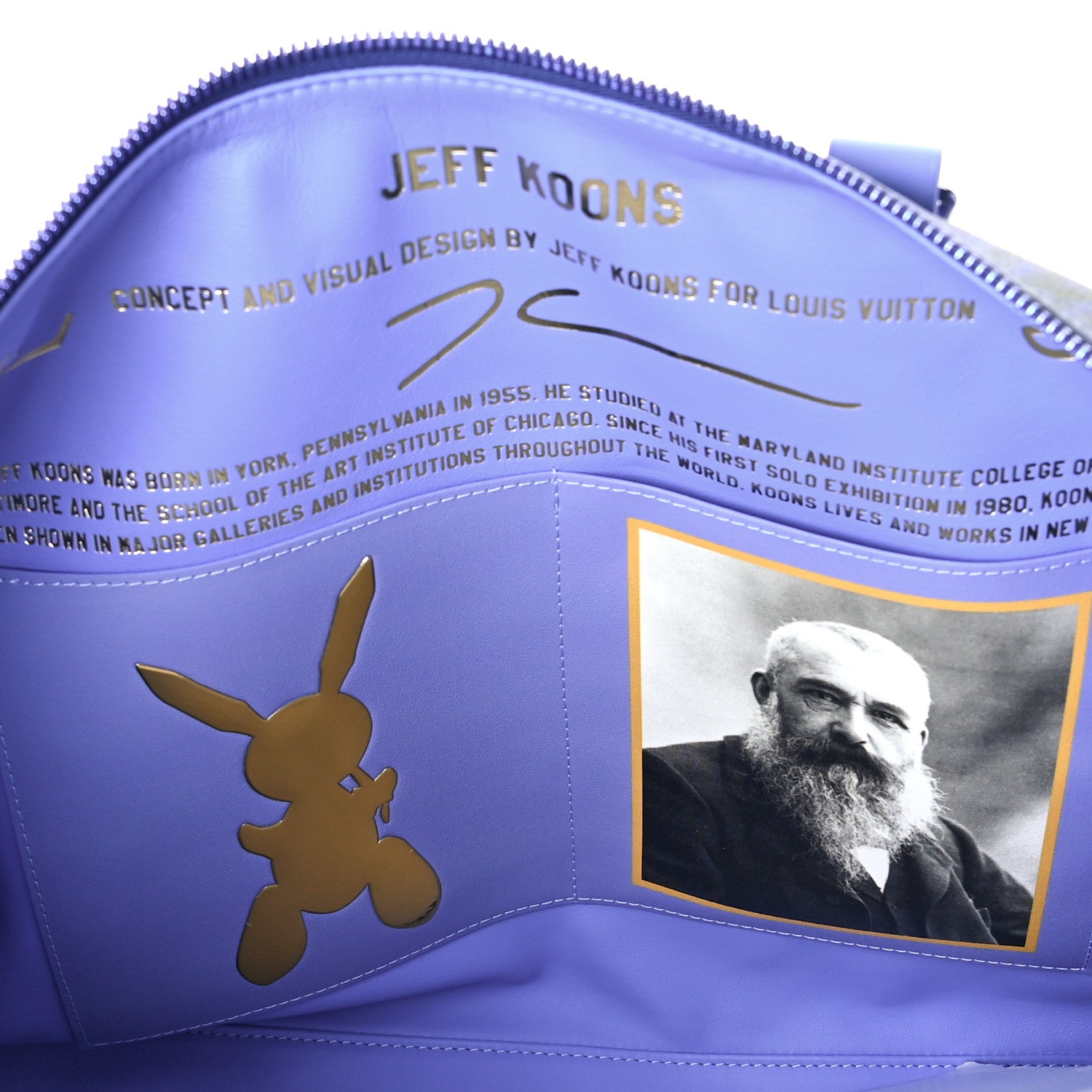 Louis Vuitton Masters Monet Keepall Bandouliere 50 6 of 9